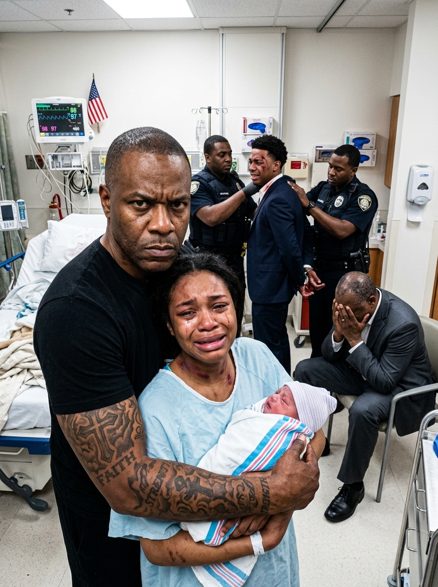 I was holding my newborn when my uncle walked into the hospital room and saw the dark handprints on my neck. My husband smirked and shrugged. “She started acting like a queen just because she had a baby. I was reminding her who’s in charge.”