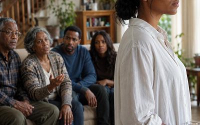 When my husband’s affair ended in a pregnancy, his entire family gathered in my living room and demanded that I leave the house. I didn’t raise my voice. I didn’t argue. I simply smiled and said one sentence—and watched the confidence drain from all six of their faces. They apologized not long after, but by then, it meant nothing.