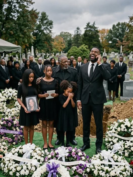 At my daughter’s funeral, my son-in-law announced he was sending my three granddaughters away so he could “start over,” never knowing the girls had hidden the notebook, recordings, and secrets that would destr0y him on his wedding day.