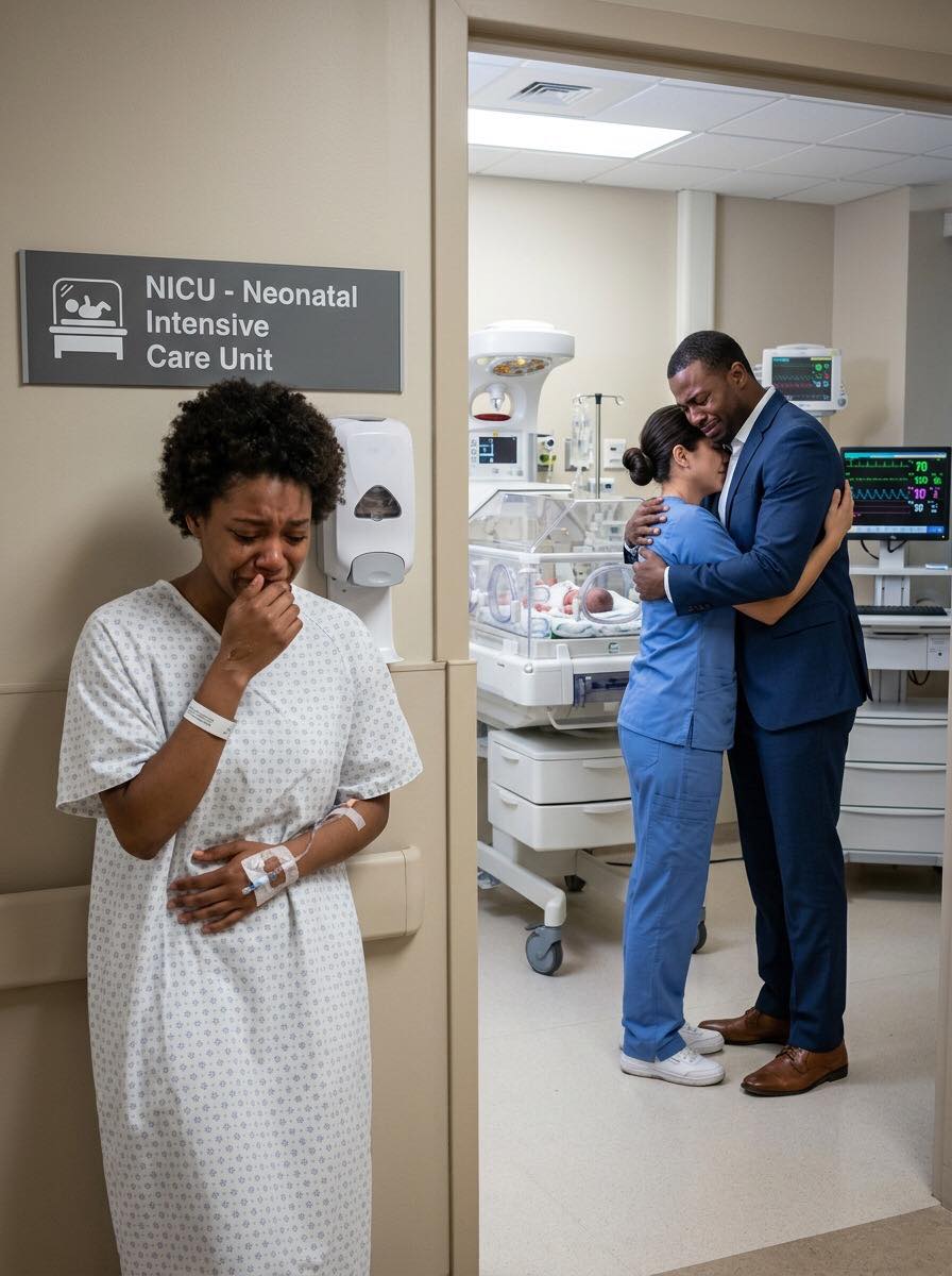 Two days after my C-section, I caught my husband drugging a nurse so he could hand our healthy newborn to his mistress and leave me with a dying baby instead.